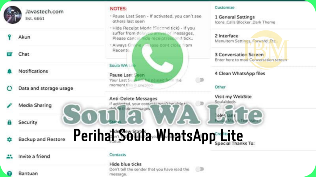 Perihal Soula WhatsApp Lite
