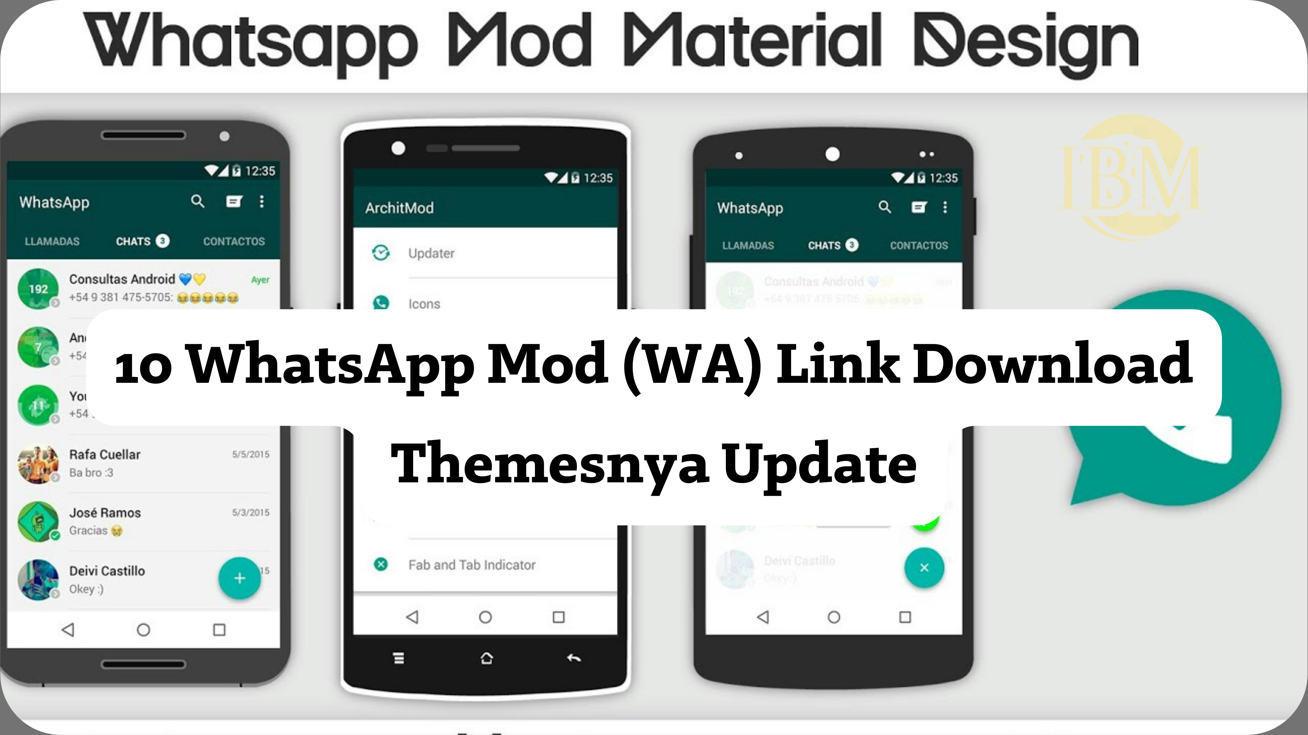 10 WhatsApp Mod (WA) Link Download Themesnya Update