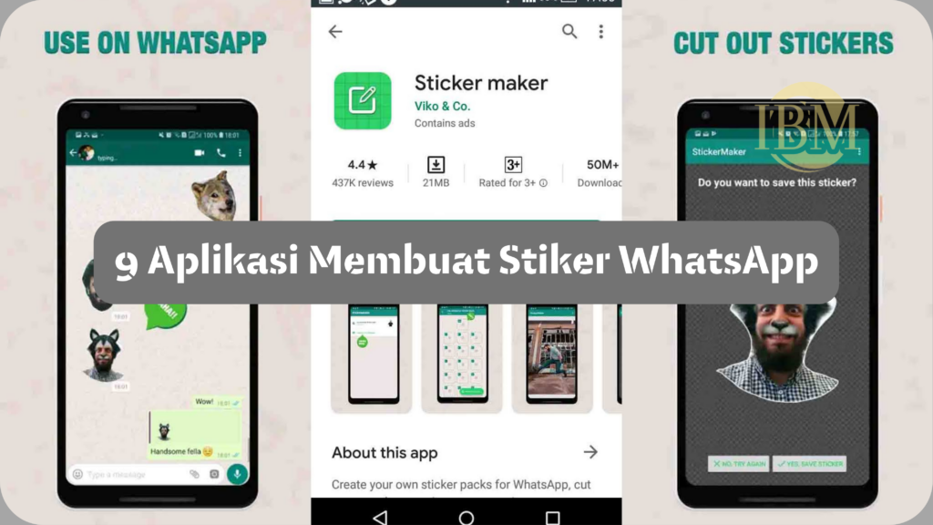 9 Aplikasi Membuat Stiker WhatsApp