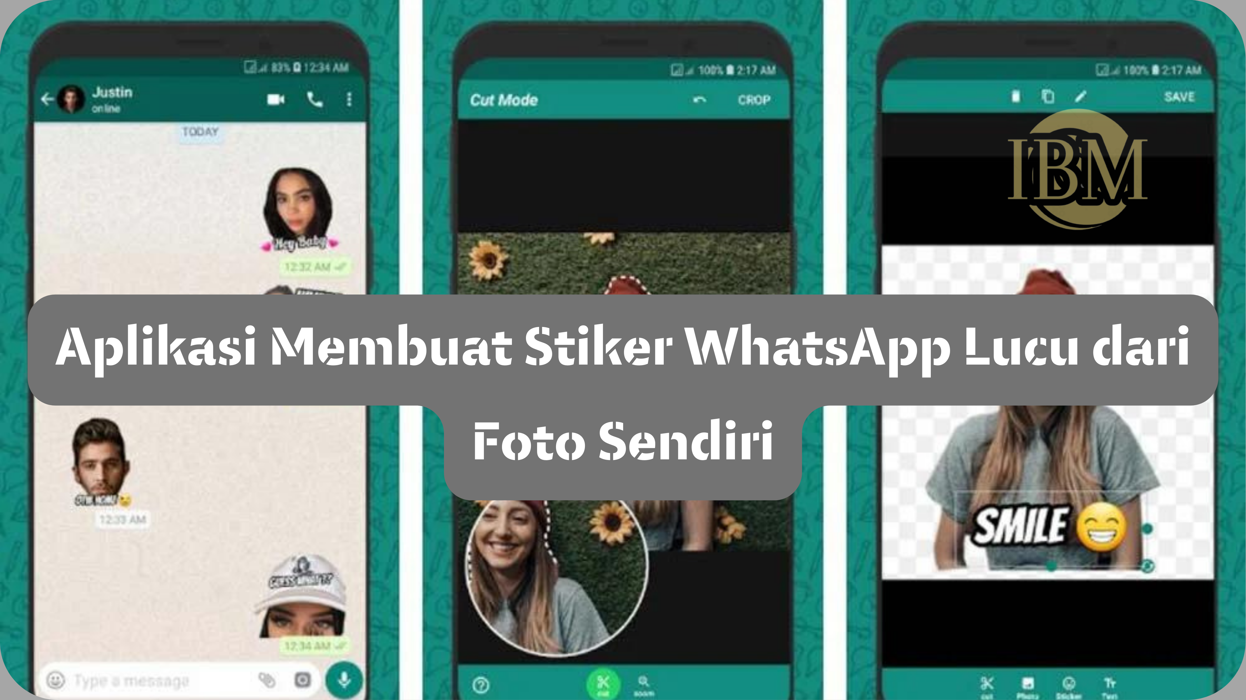Aplikasi Membuat Stiker WhatsApp Lucu dari Foto Sendiri