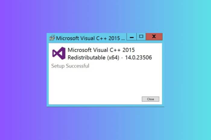 Microsoft visual c++ 2019 redistributable package x64