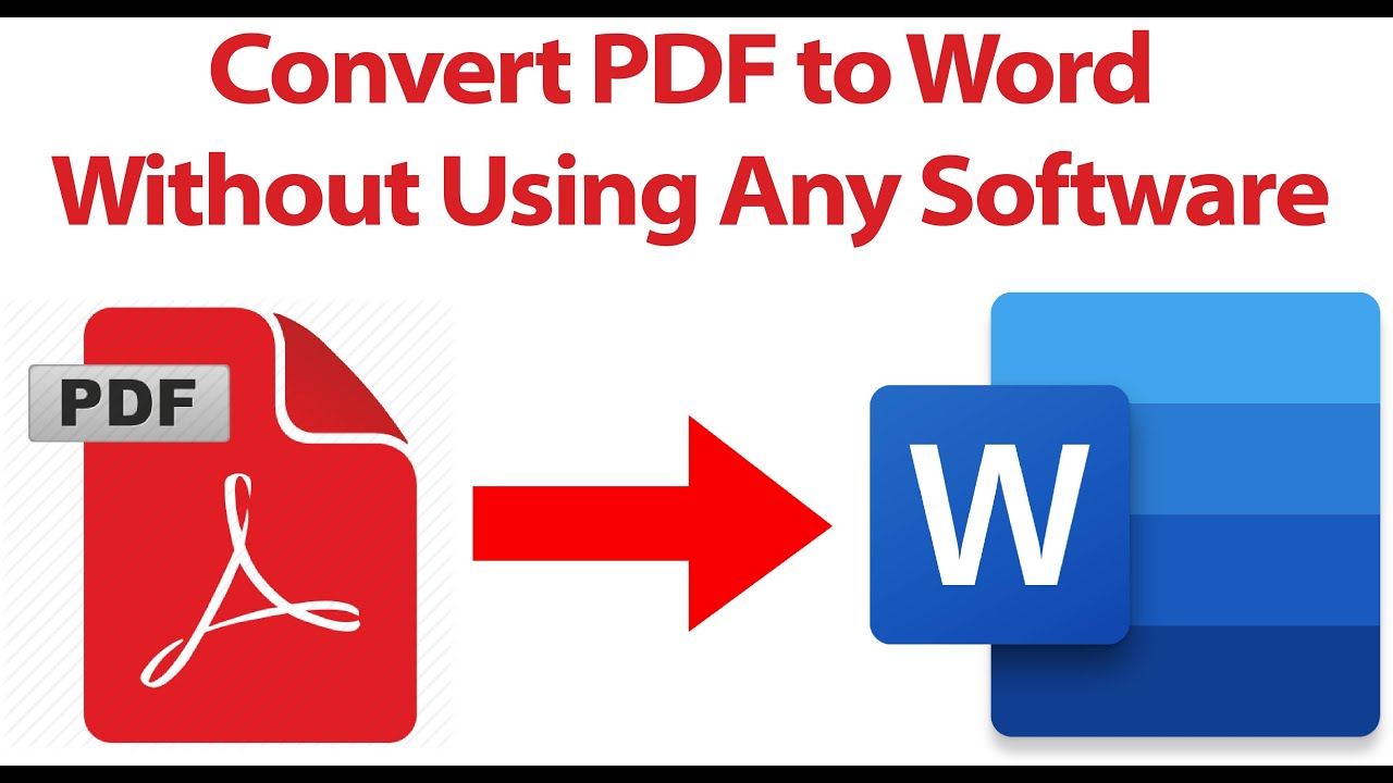 Pdf to ms word